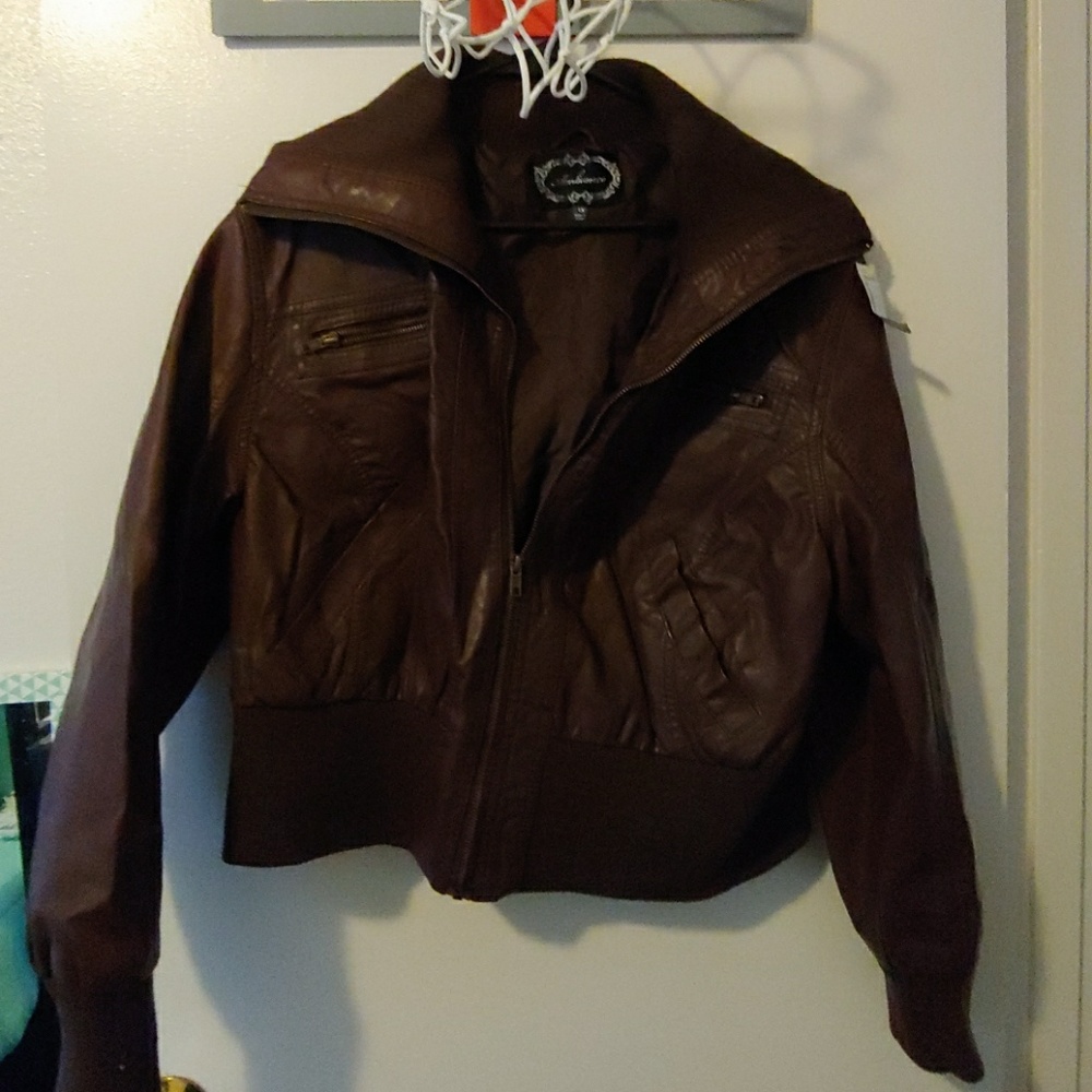Leather jacket